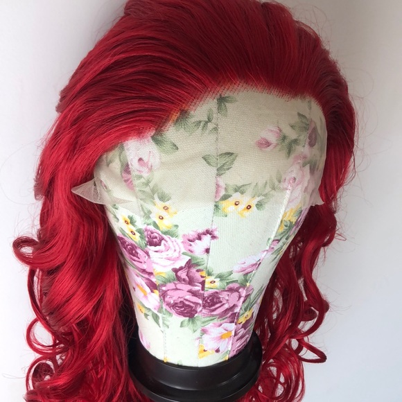 🔹LURIN K 24” RED CURLY LACE FRONT WIG  *NWT* - Picture 7 of 12
